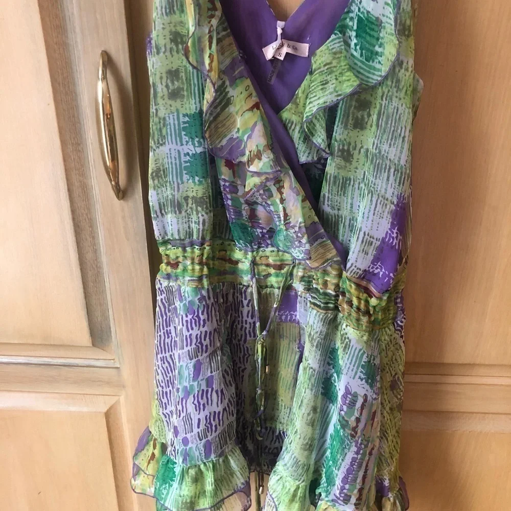 Purple & Green Dress​​​​​​​​​​​ - Picture 2 of 6